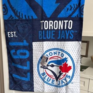 Toronto Blue Jays Fan Beach Towel - Blue and White